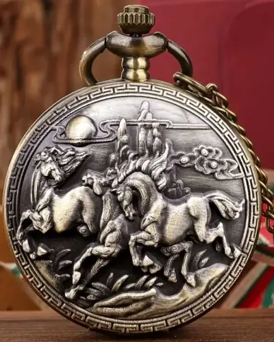 Мужские карманные часы на цепочке