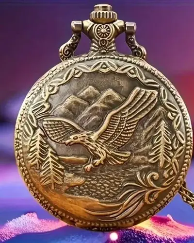 Мужские карманные часы на цепочке