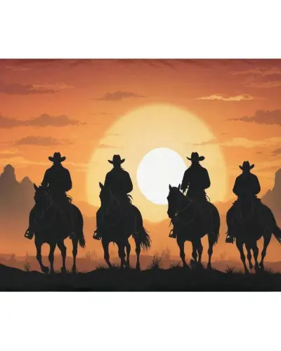Декоративный флаг Western