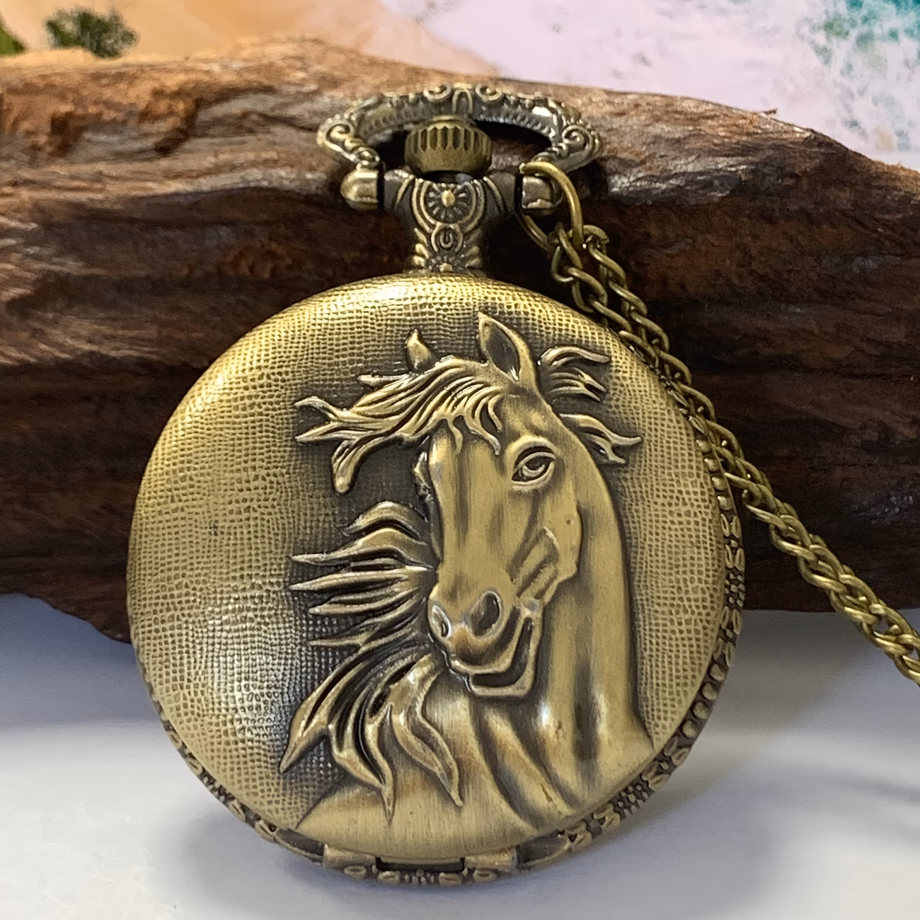 Чоловічий кишеньковий годинник на ланцюжку