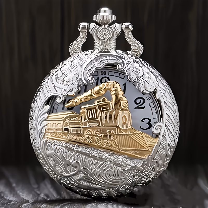 Чоловічий кишеньковий годинник на ланцюжку