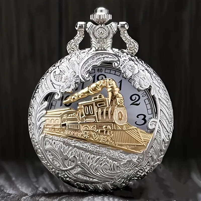Чоловічий кишеньковий годинник на ланцюжку