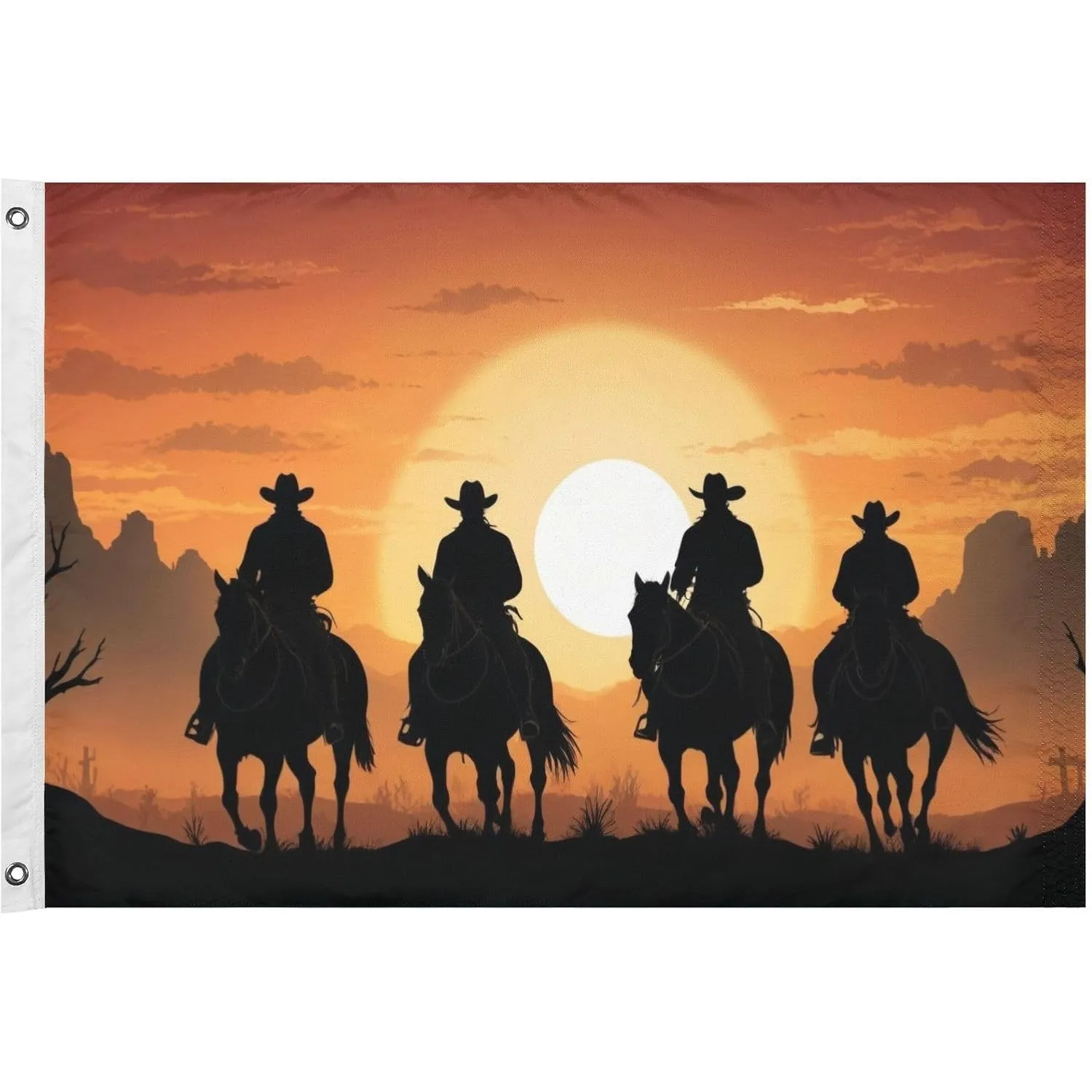 Декоративний прапор Western