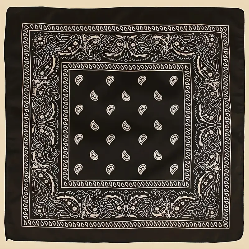 Класична бандана з пейслі-принтом