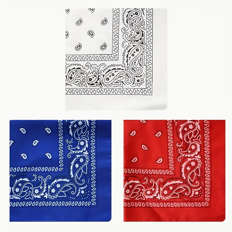Ковбойські бандани з пейслі, 3 шт