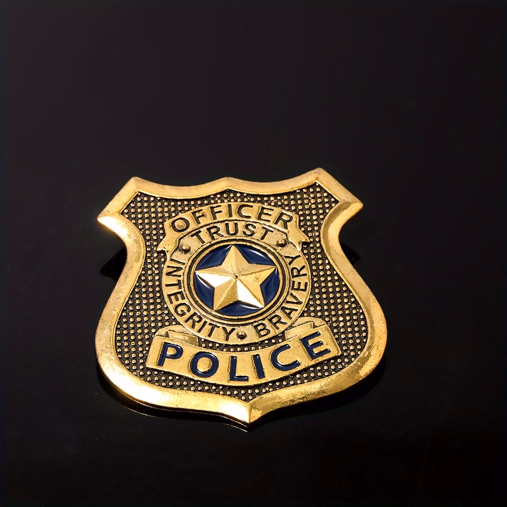 Металева брошка-жетон 